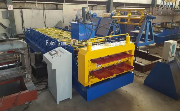 IBR Double Galvanized Roofing Sheet Roll Forming Machine photo-3