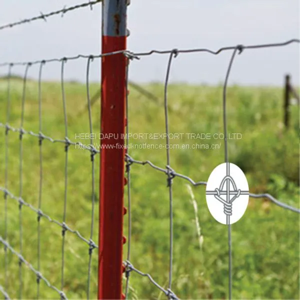 New Type Fixed Knot Wire Mesh Field Fence Farm Guard photo-2
