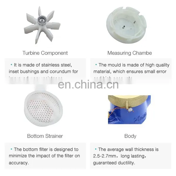 Popular Cheap Price Multi Jet 3/4 Magnet Brass Type Water Meter photo-3