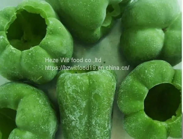 Frozen Green Sweet Pepper Whole