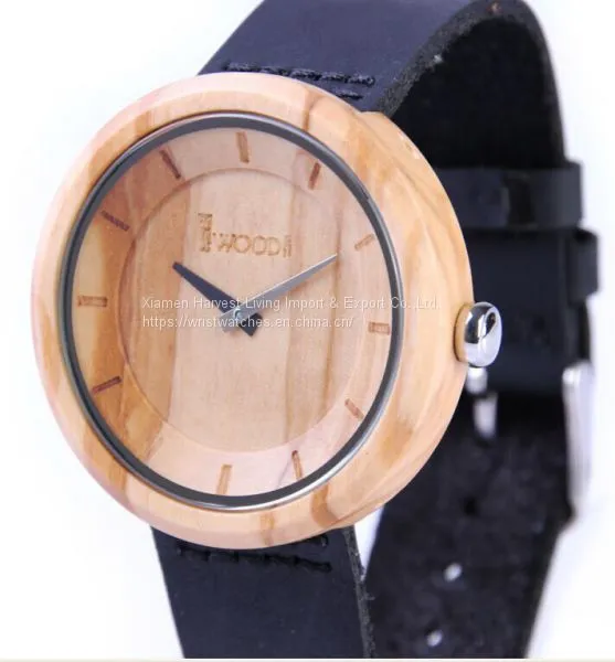 Wholesale Automatic Mechanical Wooden Metal Watch Natural Zebra Wood And Metal Combination photo-3