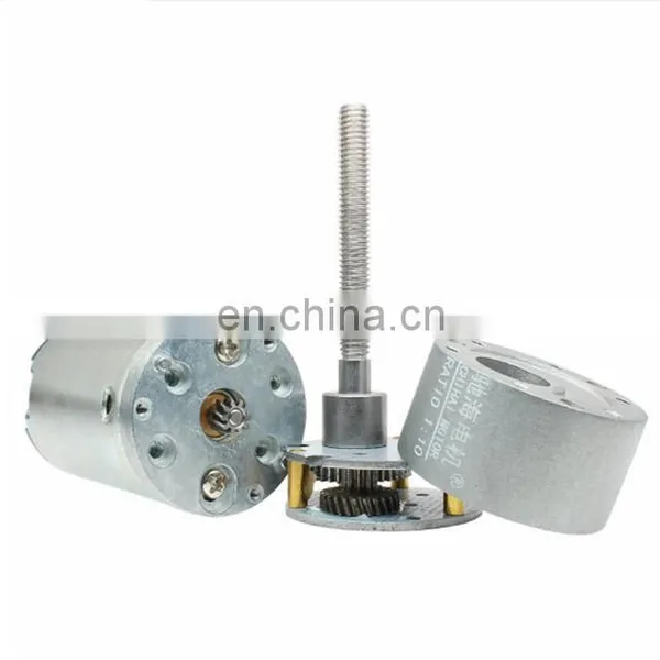 ChiHai Motor CHR-GM37-3448K DC CHINA Metric Screw Shaft Gear Motor 24V 350rpm photo-2