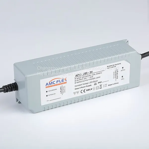 200W 36V 5.6A Constant Voltage Waterproof Led Power Supply Plastic Housing photo-4