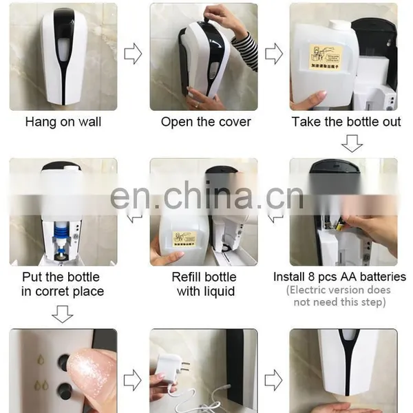 Toilet Household Wall Mounted Safe Hand Sanitizer Soap Dispenser photo-5