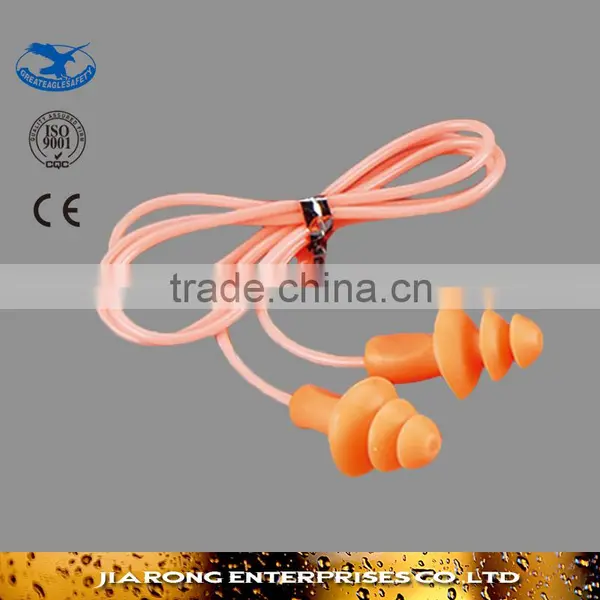 Swimming Earplugs Industrial Safety Earplug Silicon Rubber Earplugs EM-213