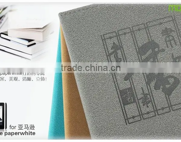 MOFi Wholesale Waterproof Leather Flip Case Cover for Amazon Kindle Paperwhite photo-6