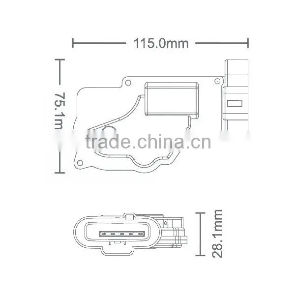 Super Quality Car Door Lock Actuator For Vizi/Vela With Strong Power photo-2