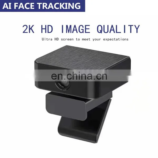 AI Humanoid Auto Face Tracking HD 2K Webcam 1080P With Microphone Rotatable for Video Calling USB Camera Webcam photo-2