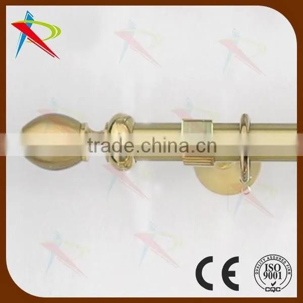 Modern Style Finial Curtain Rod Set With Ellipse Shape Finial Decorative photo-2