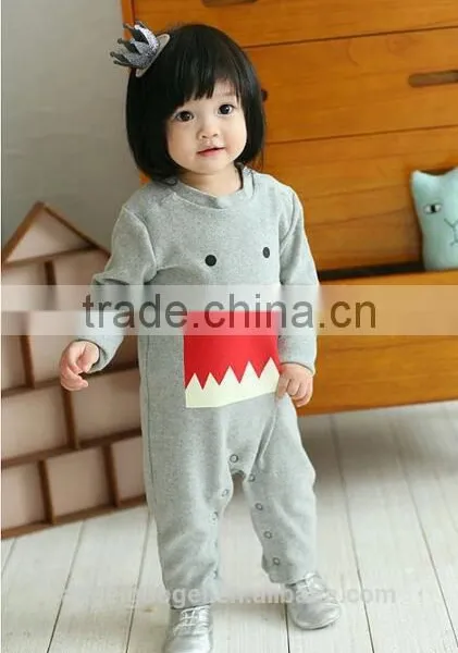Korean Style Infant Rompers Baby Rompers Organic Cotton AG-LA0028 photo-4
