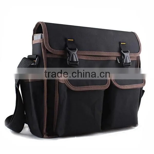 Hot Sale Black Networking Tool Bag Multi-functional Networking Tool Bag Shoulder Sling Networking Tool Bag With Buckle Closure photo-2