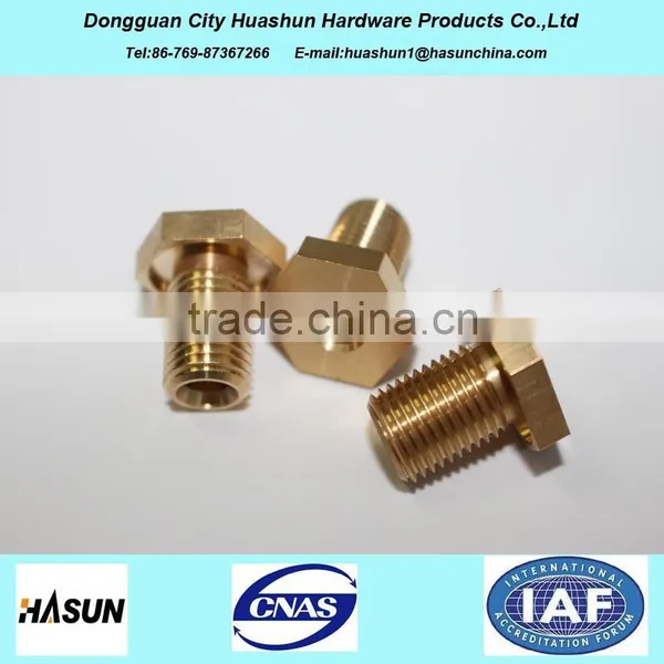 Brass Straight Pipe Fittings, Male Threaded Coupling , Quick Coupling Hose Connectors photo-3