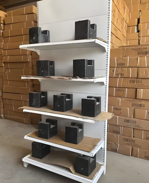 Customized Metal Floor Shelves Pegboard for Tools Shops Product Tools Display Racks photo-3