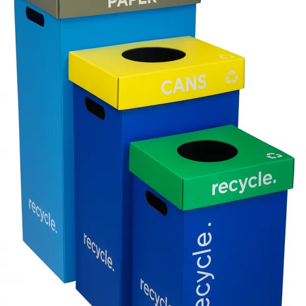 Factory Supplier Recyclable PP Coroplast Sheet Waste Bins