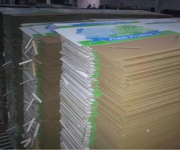 Food Grade Waxed Portable Corrugated Box Custom Shape Waterproof Corrugated Box photo-4