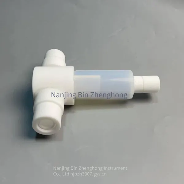 Polytetrafluoroethylene Pfa Isolation Buffer Bottle, High-purity Anti-corrosion Gas Absorption Bottle, Fluororesin Plastic Reaction Bottle photo-2