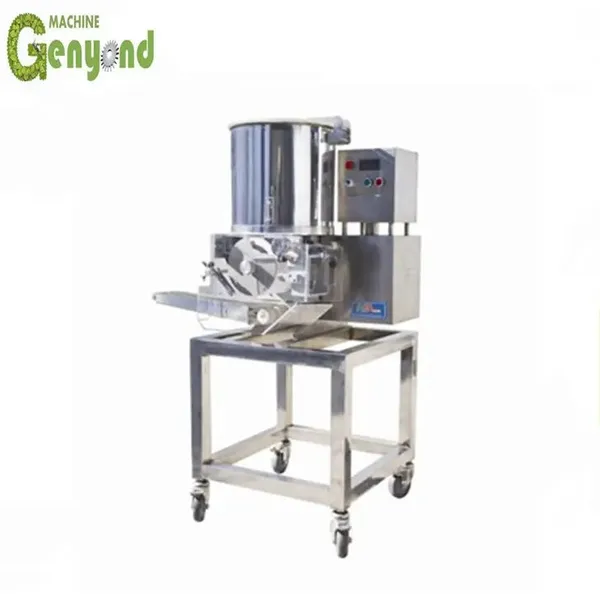 Full Automatic Cutlet Hamburger Form Meat Pie Chicken Nugget Make Burger Patty Machine photo-4