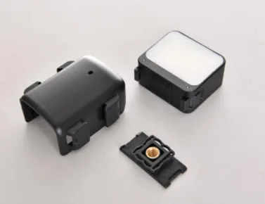 Mini Pocket LED Light With Cold Shoe and Support Bracket Kit Photographic Lighting for DSLR Camera, Gopro DJI Action Camera photo-2