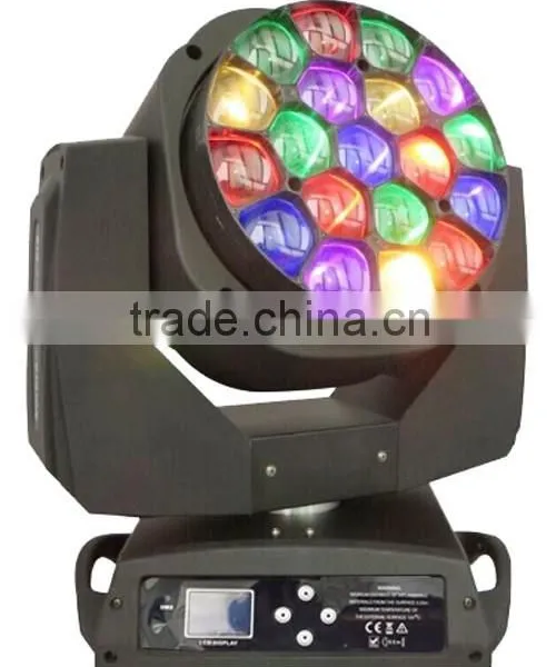 B19 290W Moving Head Led Wash Light RGBW 4IN1 Leds 19*15W Pan:540 Degree Tilt:270 Degree photo-2