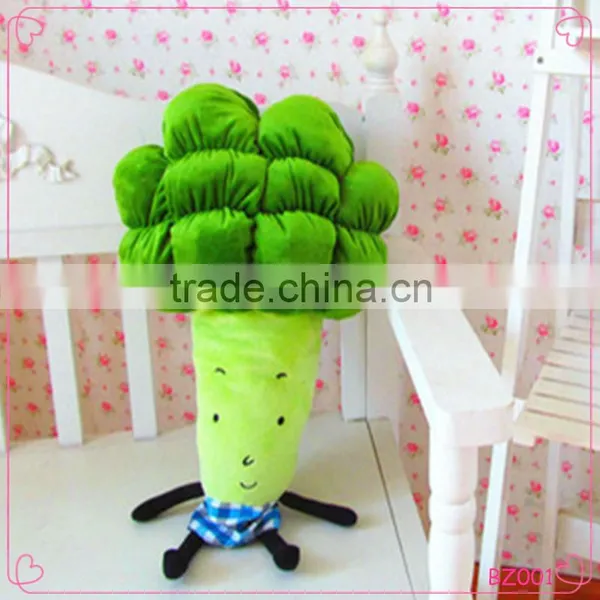 New Design Creative Pillow Broccoli Shape Pillow Soft Plush Pillow