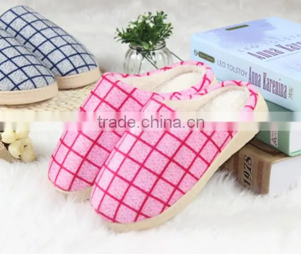 2015 Korea Style Couples Slipper Outdoor Indoor Cotton Slippers Soft Bottom Anti-slip Slippers photo-2