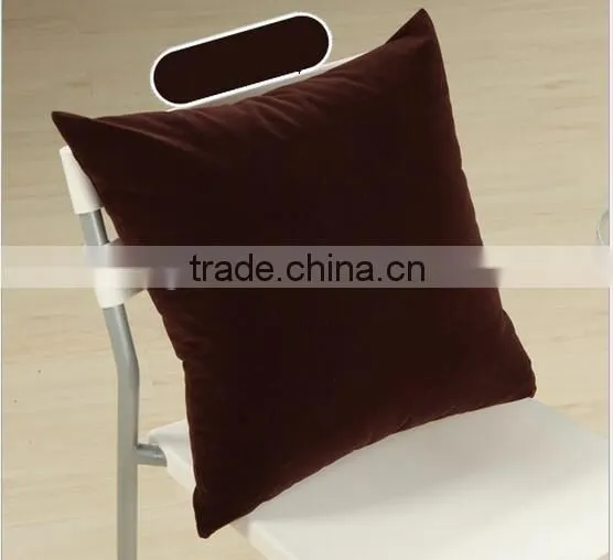 40X40 cm Factory Supply Flocked Fabric Cushion photo-4