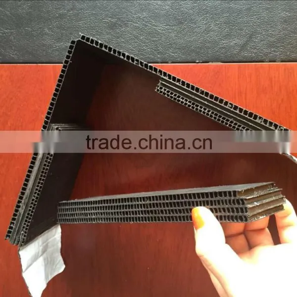 Corflute Materials Core Flute Materials Handling Hotmelt Black Roof Protection Sheet photo-3