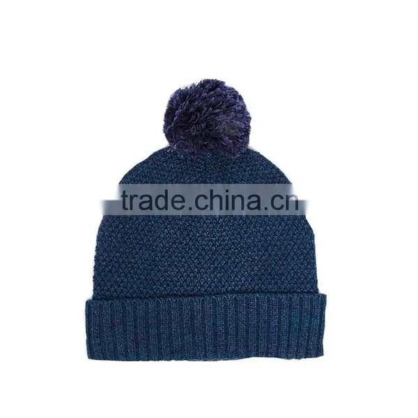 Wholesale Winter Cashmere Beanie Hats With a Ball photo-3