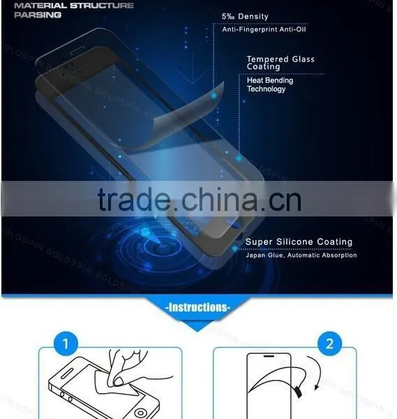 Full Cover Protector !Anti-Fingerprint 0.33mm 9H Premium Gorilla Tempered Glass Screen Protector for Samsung Galaxy s7 Edge photo-6