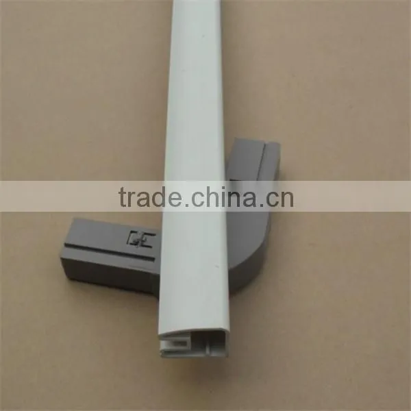 Extrusion Profiles Pvc Corner Plug Connector Plastic Square Frame photo-4