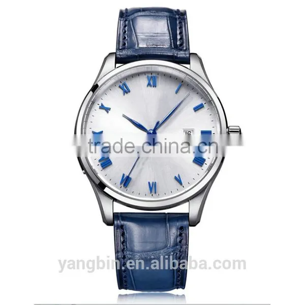 Index Dial 100m Waterproof Stylish Waterproof Gold Watch Man photo-2