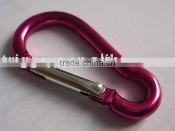 CHINA ALUMINUM CARABINER SNAP HOOK PROFESSIONAL MANUFACTURER 5*50 MM photo-6