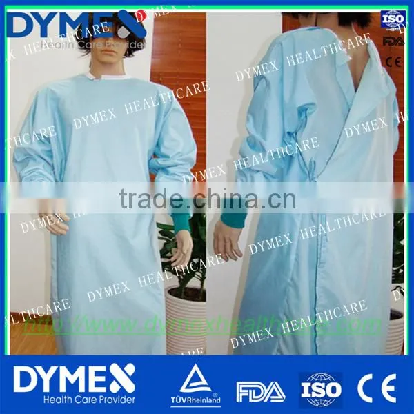 Overlock Serged Seam Sterile Disposable Gown Disposable Surgical Gown With Book Fold photo-2