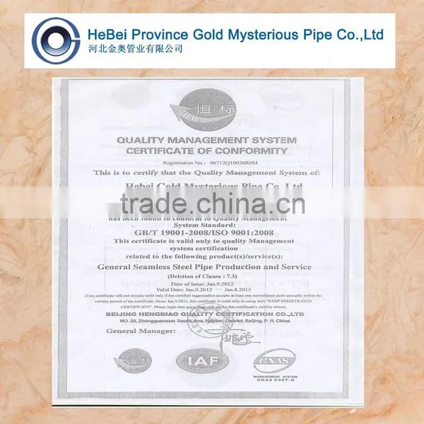 ASTM A519 4135/4140 Alloyseamless Steel Tube and Pipes 30CrMo/35CrMo photo-4
