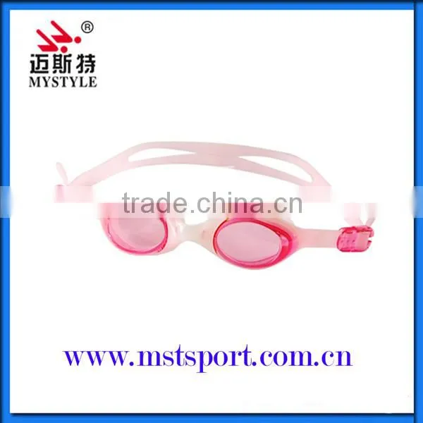 2015 Hot Sale Kids Simple One Piece Swim Goggles photo-4