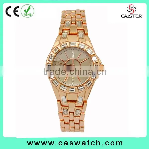 Rose Gold Ladies Watch Fancy Girl Wrist Watches Fashion Diamonds Watch Girl photo-2