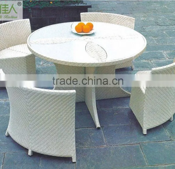 Hot Sale Outdoor Synthetic Resin Round 4,5,6,8,10,12 Seat Table Chairs Sofa Set Poly Rattan Garden Furniture Quality Choice photo-5