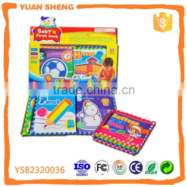 Soft Book Cloth Toy Abc Book Baby Educational Cloth Book Fabric Cloth Book