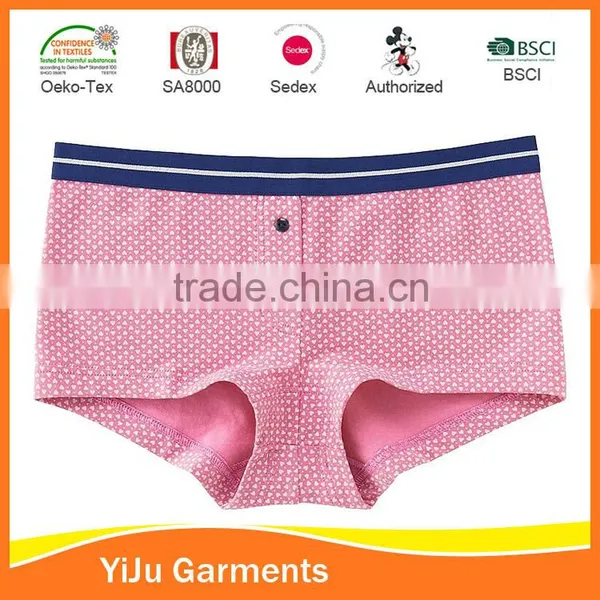 Women Comfortable Cotton Elastane Decoration Open Fly Shorty Quality Choice photo-3