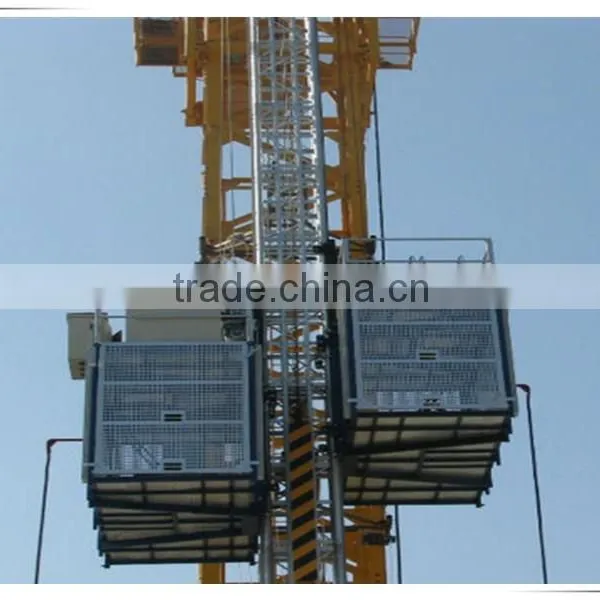CE Approved SC200/200 Double Cabin High Building Construction Lifter photo-6