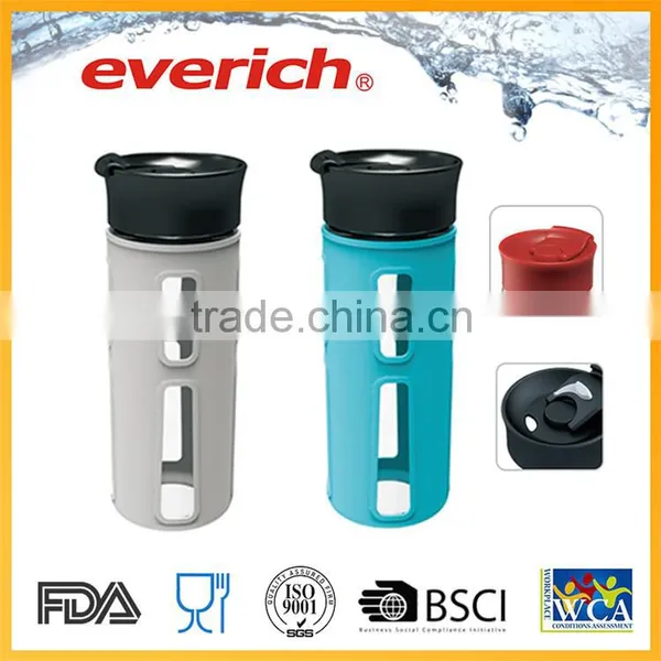 Silicone Sleeve High-grade Borosilicate Glass Bottle photo-3