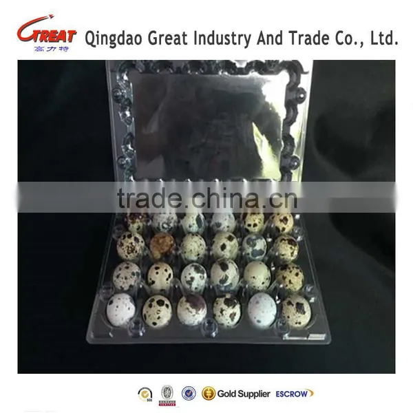 Clear Transprate Bilster Clamshell Plastic Quail Eggs Container 30 Slots photo-4