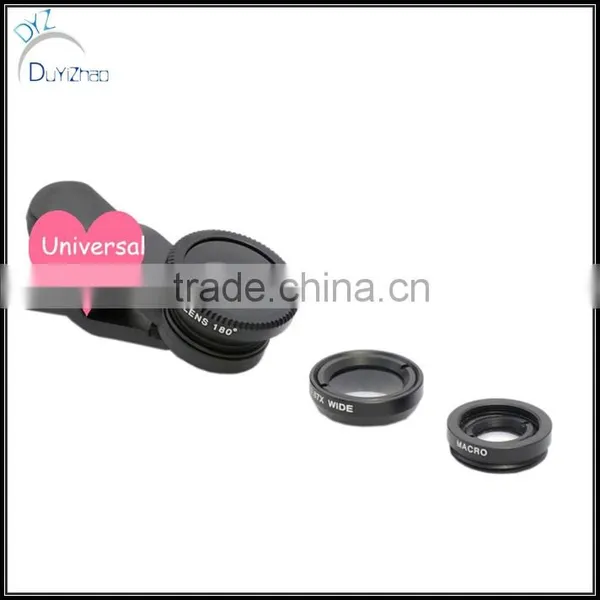 Wholesale Universal Lens Kit, 0.67x Wide Angle Macro Fisheye Cell Phone Camera photo-6