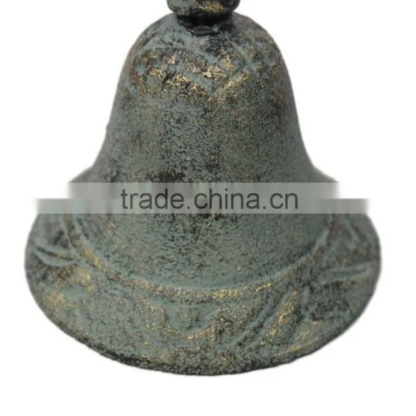 Nautical Rustic Cast Iron Hand Bell Wall Decor NBB 0019 photo-4