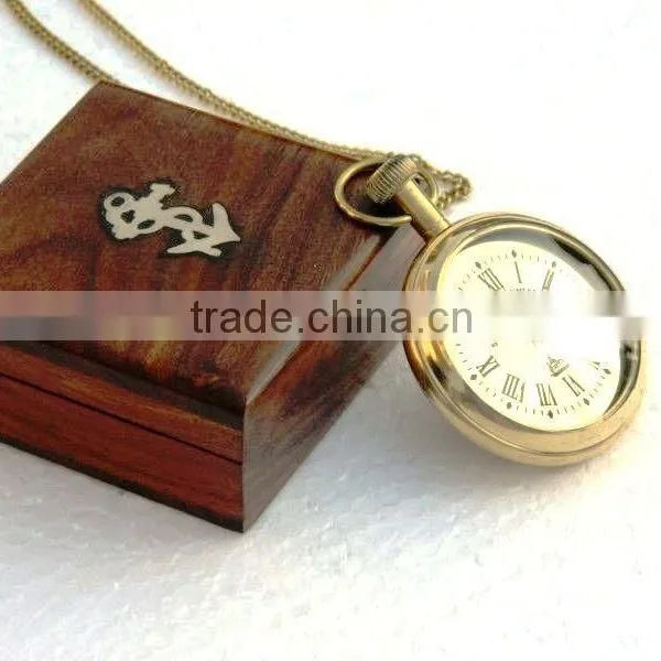 Solid Brass Nautical Gift Compass - Ship Time Keeper Pocket Compass 13506 photo-3