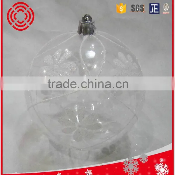 Christmas Gift Plastic Transparent Ball for Tree Decoration photo-5
