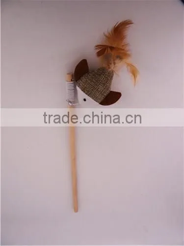 Brown Fish Nature Cat Swing Toys With Sticker Toy Wholesale Cat Toys photo-2