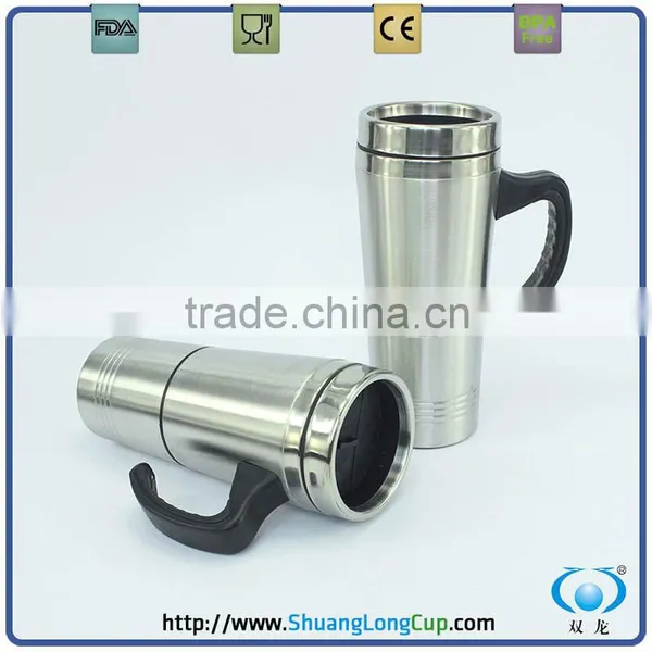 Nontoxic High Grade Double Wall ss Travel Mug Cup Ice Cream Cups
