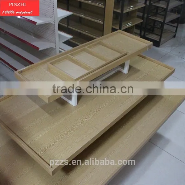 AA Cosmetic Display Stand Metail and Wood for Retail Shoe Rack Display photo-5