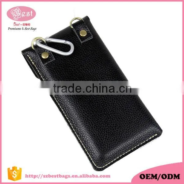 100% Genuine Leather Waterproof Mobile Phone Bag Case